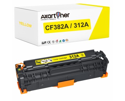 Compatible HP CF382A / 312A Amarillo Cartucho de Toner para HP Color LaserJet Pro MFP M476dn / M476dw / M476nw