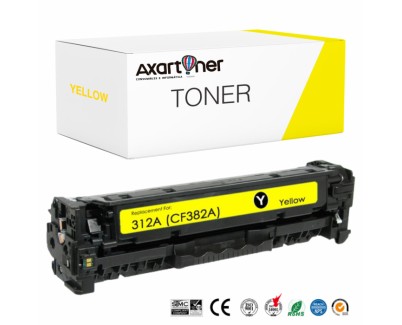 Compatible HP CF382A Amarillo Cartucho de Toner 312A