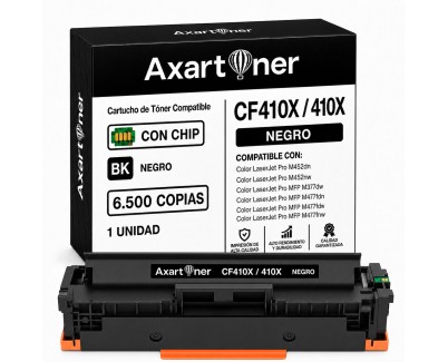 Compatible HP CF410X / CF410A Negro Cartucho de Toner 410X / 410A para HP Color LaserJet Pro M452dn M452nw MFP M377dw MFP M477fdn MFP M477fdw  MFP M477fnw