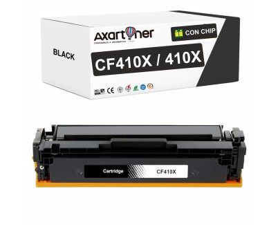 Compatible HP CF410X / CF410A Negro Cartucho de Toner 410X / 410A para HP Color LaserJet Pro M452dn M452nw MFP M377dw MFP M477fdn MFP M477fdw  MFP M477fnw