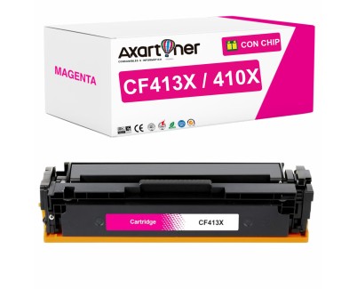 Compatible HP CF413X / CF413A Magenta Cartucho de Toner 410X / 410A para HP Color LaserJet Pro M452dn M452nw MFP M377dw MFP M477fdn MFP M477fdw MFP M477fnw