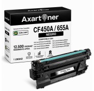 Compatible HP CF450A / 655A Negro Cartucho de Toner para HP Color LaserJet Enterprise Flow MFP M681z, MFP M682z / Color LaserJet Enterprise M652, MFP M681 MFP M653x