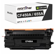 Compatible HP CF450A / 655A Negro Cartucho de Toner para HP Color LaserJet Enterprise Flow MFP M681z, MFP M682z / Color LaserJet Enterprise M652, MFP M681 MFP M653x