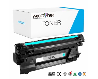 Compatible HP CF451A / 655A Cyan Cartucho de Toner para HP M681, M652, M682, M653