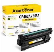Compatible HP CF452A / 655A Amarillo Cartucho de Toner para HP Color LaserJet Enterprise Flow MFP M681z, MFP M682z / Color LaserJet Enterprise M652, MFP M681 MFP M653x