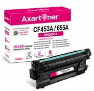 Compatible HP CF453A / 655A Magenta Cartucho de Toner para HP Color LaserJet Enterprise Flow MFP M681z, MFP M682z / Color LaserJet Enterprise M652, MFP M681 MFP M653x
