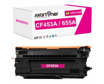 Compatible HP CF453A / 655A Magenta Cartucho de Toner para HP Color LaserJet Enterprise Flow MFP M681z, MFP M682z / Color LaserJet Enterprise M652, MFP M681 MFP M653x