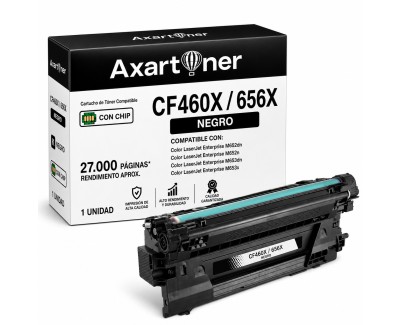 Compatible HP CF460X / 656X Negro Cartucho de Toner para HP Color LaserJet Enterprise M652dn / M652n / M653dn / M653x