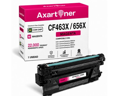 Compatible HP CF463X / 656X Magenta Cartucho de Toner para HP Color LaserJet Enterprise M652dn / M652n / M653dn / M653x