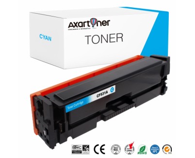 Compatible HP CF531A / 205A Cyan Cartucho de Toner para HP Color LaserJet Pro M154, MFP M180, MFP M181