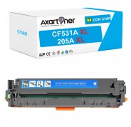Compatible HP CF531A XL / 205A Cyan Cartucho de Toner para HP Color LaserJet Pro M154a M154nw MFP M180 MFP M180n MFP M181 MFP M181fw