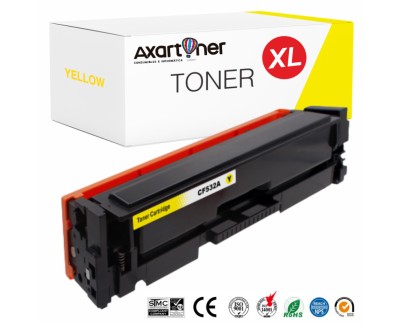 Compatible HP CF532A XL / 205A Amarillo Cartucho de Toner para HP Color LaserJet Pro M154, MFP M180, MFP M181