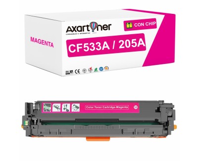 Compatible HP CF533A / 205A Magenta Cartucho de Toner para HP Color LaserJet Pro M154a M154nw MFP M180 MFP M180n MFP M181 MFP M181fw