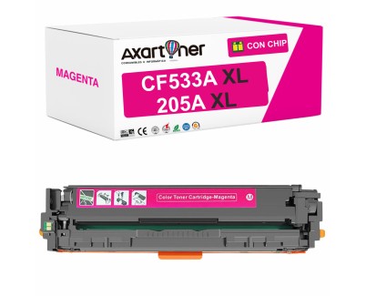 Compatible HP CF533A XL / 205A Magenta Cartucho de Toner para HP Color LaserJet Pro M154a M154nw MFP M180 MFP M180n MFP M181 MFP M181fw