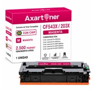 Compatible HP CF543X / CF543A Magenta Cartucho de Toner 203X / 203A para HP Color LaserJet Pro M254dnw M254dw M254nw / MFP M280nw M281fdn M281fdw M281fw
