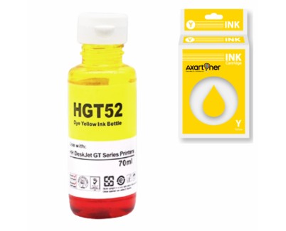 Compatible HP GT52 Amarillo Botella de Tinta M0H56AE