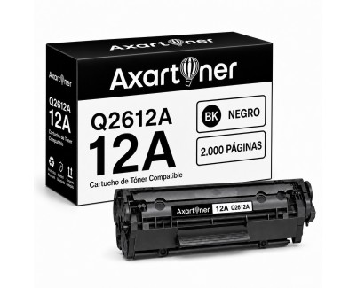 Compatible HP Q2612A / 12A Negro Cartucho de Toner para HP LaserJet 1010 1012 1015 1018 1020 1022 1022n 1022nw 3020 3030 3050 3052 3055 M1005 M1005mfp M1319 M1319f