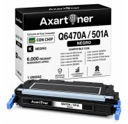 Compatible HP Q6470A / 501A Negro Cartucho de Toner para HP Color LaserJet 3600, 3600dn, 3600n, 3800, 3800dn, 3800n, CP3505, CP3505dn, CP3505n