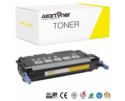 Compatible HP Q6472A / 502A Amarillo Cartucho de Toner para HP Color LaserJet 3600