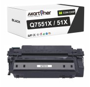 Compatible HP Q7551X / 51X Negro Cartucho de Toner para HP LaserJet M3027 MFPM3027x MFP M3035 MFP M3035xs MFP P3005 P3005d P3005dnP3005n P3005x