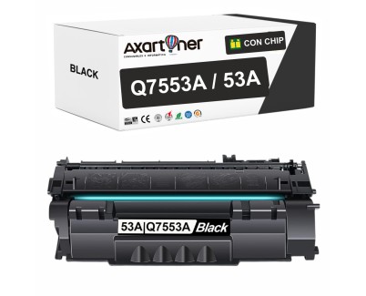 Compatible HP Q7553A / 53A Negro Cartucho de Toner para HP LaserJet P2015, P2014, P2015n, M2727 NF, P2015dn