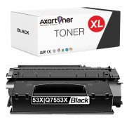 Compatible HP Q7553X / 53X Negro Cartucho de Toner