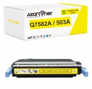 Compatible HP Q7582A / 503A Amarillo Cartucho de Toner para HP Color LaserJet 3800, 3800dn, 3800n, CP3505, CP3505dn, CP3505n