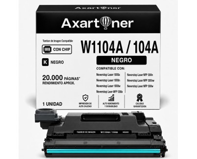 Compatible HP W1104A / 104A Negro Tambor de Imagen para HP Neverstop 1000a 1000n 1000w MFP  1200a 1200n 1200nw 1200w