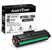 Compatible HP W1106A / 106A - CON CHIP - Negro Cartucho de Toner para HP Laser 107a, 107w / MFP 135a, 135w, 137fnw