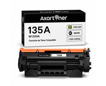 Compatible HP W1350A / 135A - CON CHIP - Negro Cartucho de Toner (NO usar en HP+ / Serie E) para HP LaserJet M207dw M209d M209dw / MFP M232dw M233dw M234d M234dw M234sdn M234sdw M235dw M235sdw M236dw M237dw