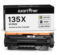 Compatible HP W1350X / 135X - CON CHIP - Negro Cartucho de Toner (NO usar en HP+ / Serie E) para HP LaserJet M207dw M209d M209dw / MFP M232dw M233dw M234d M234dw M234sdn M234sdw M235dw M235sdw M236dw M237dw