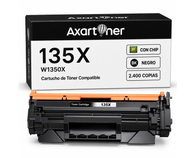 Compatible HP W1350X / 135X - CON CHIP - Negro Cartucho de Toner (NO usar en HP+ / Serie E) para HP LaserJet M207dw M209d M209dw / MFP M232dw M233dw M234d M234dw M234sdn M234sdw M235dw M235sdw M236dw M237dw