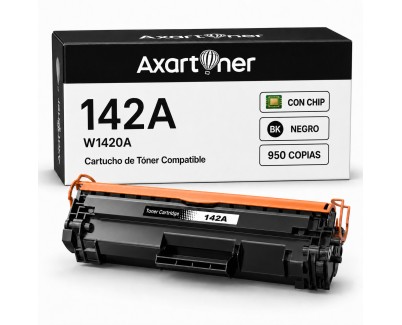 Compatible HP W1420A / 142A - CON CHIP - Negro Cartucho de Toner (NO usar en impresoras terminan en E)  para HP LaserJet MFP M140w LaserJet M110w M110 M140 M140w M139w