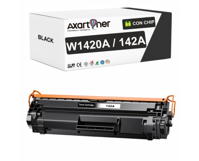 Compatible HP W1420A / 142A - CON CHIP - Negro Cartucho de Toner (NO usar en impresoras terminan en E)  para HP LaserJet MFP M140w LaserJet M110w M110 M140 M140w M139w