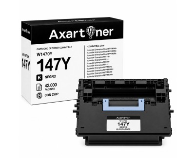 Compatible HP W1470Y / 147Y - CON CHIP - Negro Cartucho de Toner para HP LaserJet Enterprise M610, M611, M612, M634, M635, M636