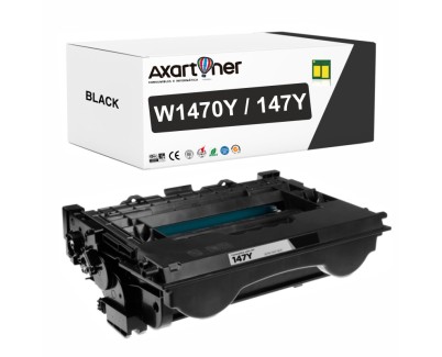 Compatible HP W1470Y / 147Y - CON CHIP - Negro Cartucho de Toner para HP LaserJet Enterprise M610, M611, M612, M634, M635, M636
