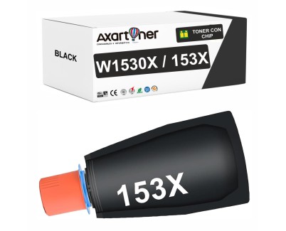Compatible HP W1530X / 153X Negro Kit de Recarga de Toner para HP Laser Tank 1504 1504w 2504 2504dw 2506dw MFP 1604 1604w 2604 2604dw 2604sdw 2606 2606dw