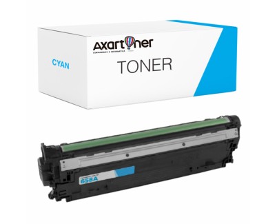 Compatible HP W2001A Cyan Cartucho de Toner 658A para HP Color LaserJet Enterprise M751