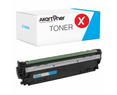 Compatible HP W2001X Cyan Cartucho de Toner 658X para HP Color LaserJet Enterprise M751