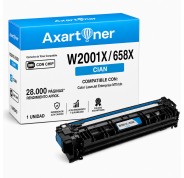Compatible HP W2001X / W2001A Cyan Cartucho de Toner 658X / 658A para HP Color LaserJet Enterprise M751dn