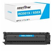 Compatible HP W2001X / W2001A Cyan Cartucho de Toner 658X / 658A para HP Color LaserJet Enterprise M751dn Compatible HP W2001X / W2001A Cyan Cartucho de Toner 658X / 658A para HP Color LaserJet Enterprise M751dn