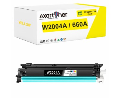 Compatible HP W2004A / 660A Amarillo Tambor de Imagen (Drum) para HP Color LaserJet Enterprise MPF M776dn / M776z / MFP 776zs / M751dn / M856dn / M856x /  E85055dn