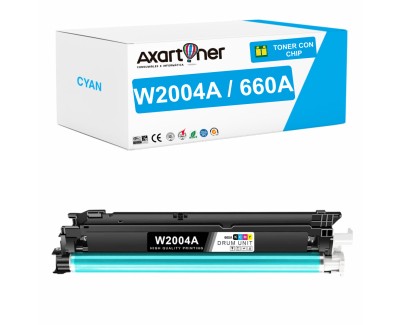 Compatible HP W2004A / 660A Cyan Tambor de Imagen (Drum) para HP Color LaserJet Enterprise MPF M776dn / M776z / MFP 776zs / M751dn / M856dn / M856x /  E85055dn