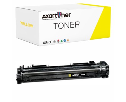 Compatible HP W2012A / 659A Amarillo Cartucho de Toner para HP Color Laserjet Enterprise M856dn M856x MFP M776dn MFP Flow M776zs M776x M776z