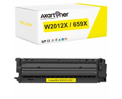 Compatible HP W2012X / W2012A Amarillo Cartucho de Toner 659X / 659A para HP Color Laserjet Enterprise M856dn M856x MFP M776dn MFP Flow M776zs M776x M776z