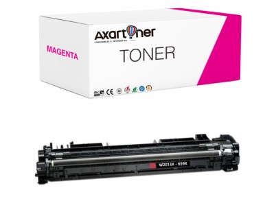 Compatible HP W2013X / W2013A Magenta Cartucho de Toner 659X / 659A para HP Color Laserjet Enterprise M856dn M856x MFP M776dn MFP Flow M776zs M776x M776z