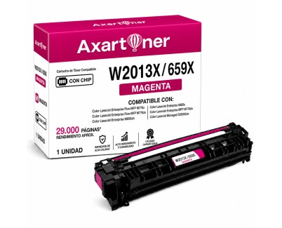 Compatible HP W2013X / W2013A Magenta Cartucho de Toner 659X / 659A para HP Color Laserjet Enterprise M856dn M856x MFP M776dn MFP Flow M776zs M776x M776z