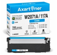 Compatible HP W2071A / 117A - CON CHIP - Cyan Cartucho de Toner para HP Color Laser 150a, 150nw - MFP 178nw, 178nwg, 179fng, 179fnw, 179fwg
