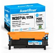 Compatible HP W2071A / 117A - CON CHIP - Cyan Cartucho de Toner para HP Color Laser 150a, 150nw - MFP 178nw, 178nwg, 179fng, 179fnw, 179fwg