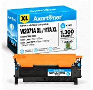 Compatible HP W2071A XL / 117A XL - CON CHIP - Cyan Cartucho de Toner para HP Color Laser 150a, 150nw - MFP 178nw, 178nwg, 179fng, 179fnw, 179fwg